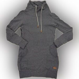 ONLY blue Gray sweatshirt dress XS